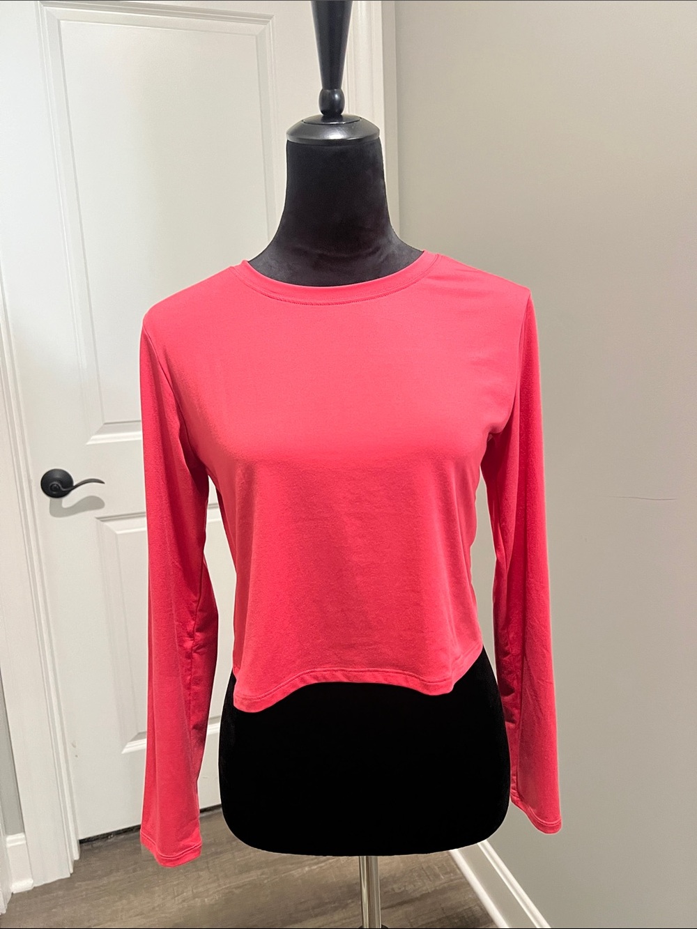 Born Primitive Women's Long Sleeve Crewneck Top - Coral Pink